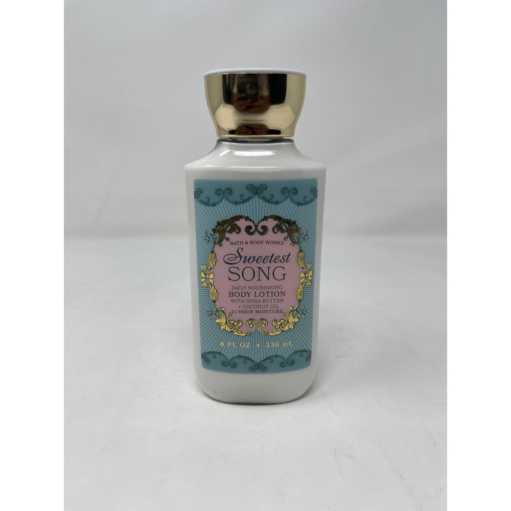 Bath & Body Works Body Lotion Women 8oz White New Sweetest Song Raspberry Musk